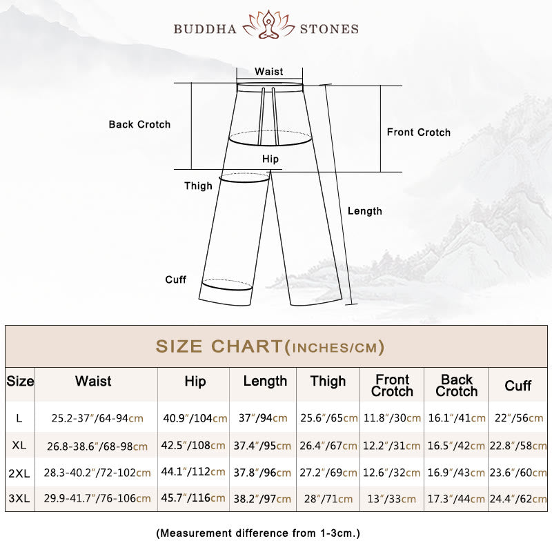 Buddha Stones Casual High Waist Lace-up Wide Leg Pants With Pockets