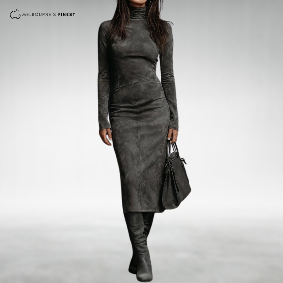 Victoria™ Elegant Midi Dress
