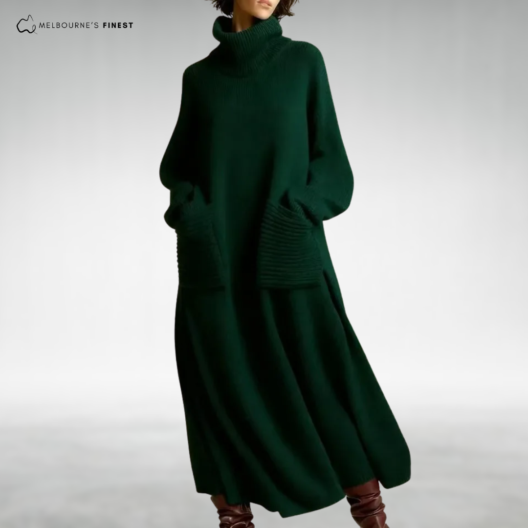 Diana™ Cozy Turtleneck Dress