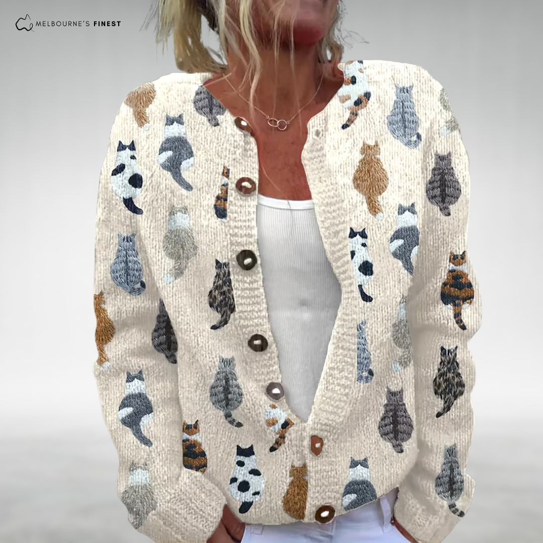 Jill™ Relaxed Cat Knit Jacket