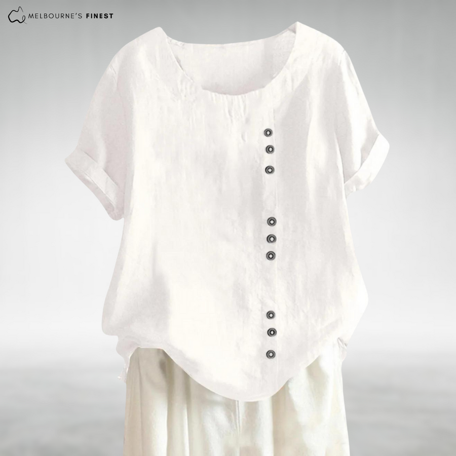 Leonora™ Boho Chic Button Blouse