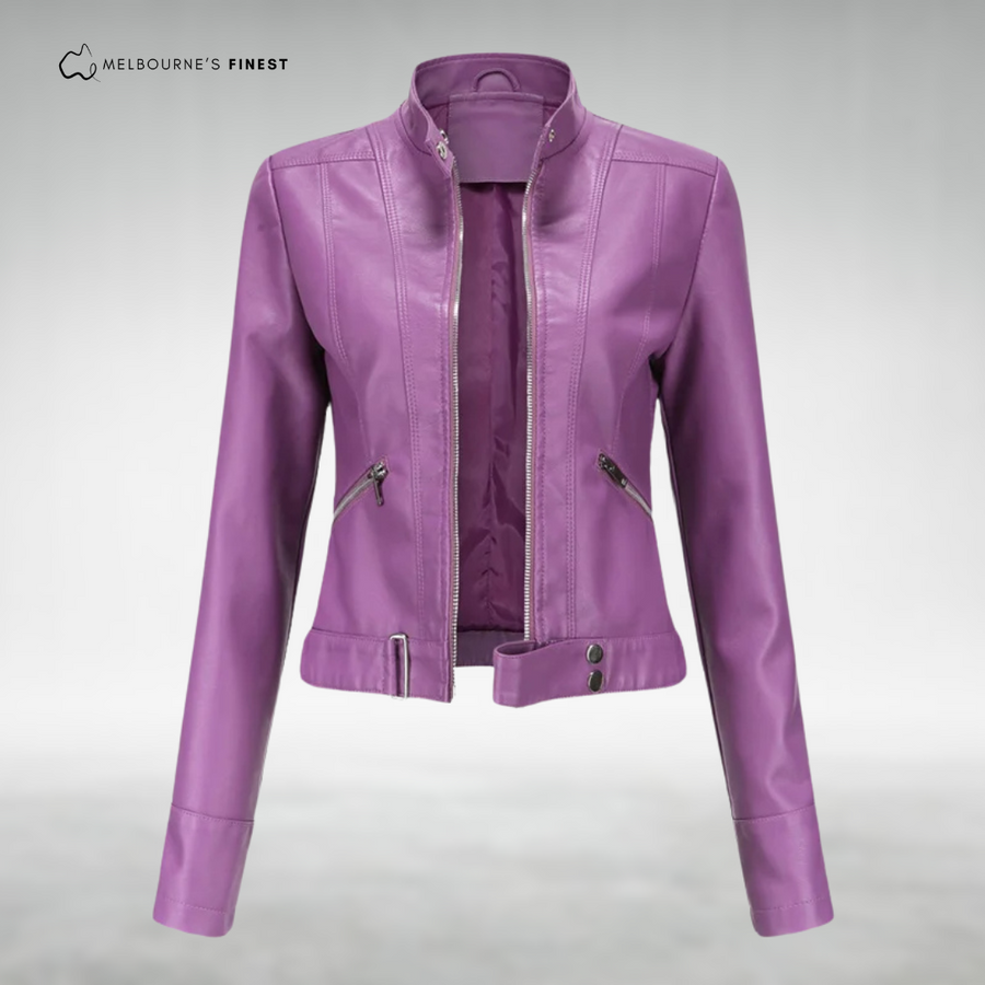 Lacey™ Elegant Leather Jacket