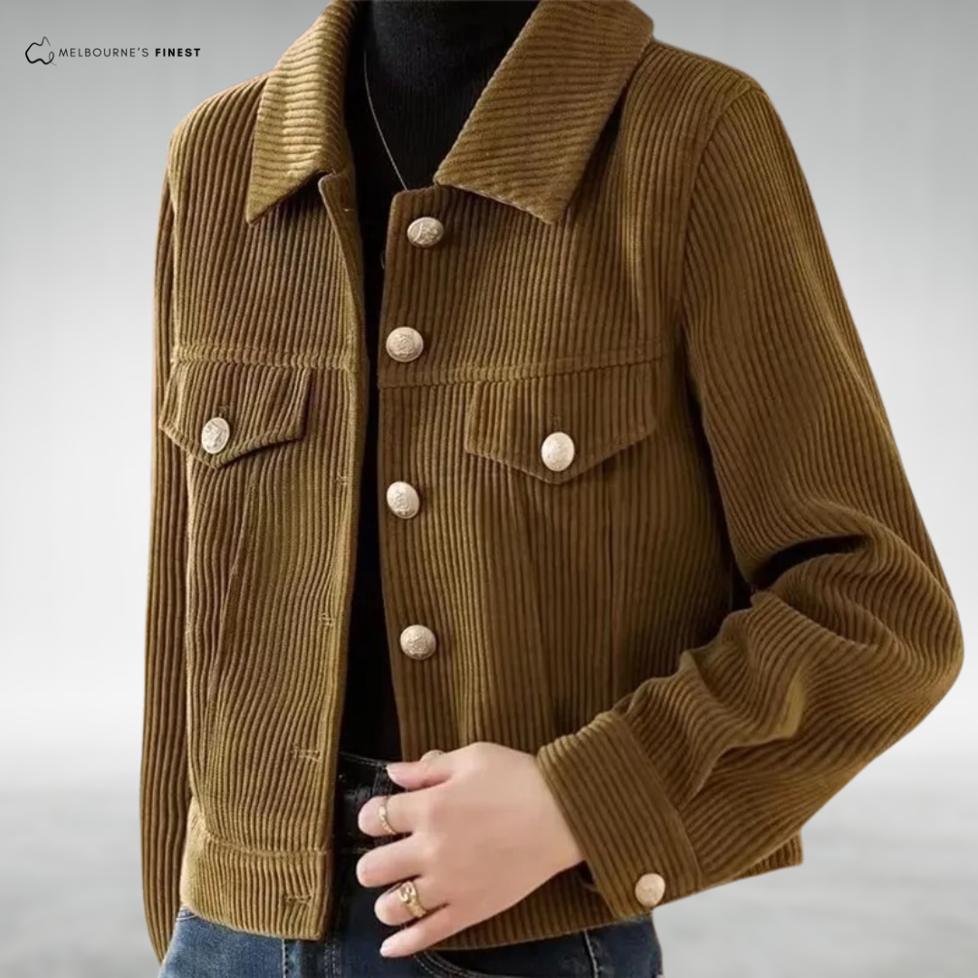 Evelyn™ Elegant Corduroy Jacket