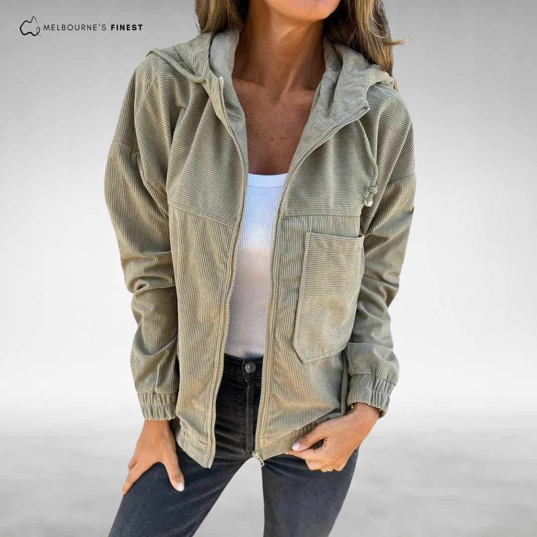 Amelia™ Stylish Corduroy Jacket