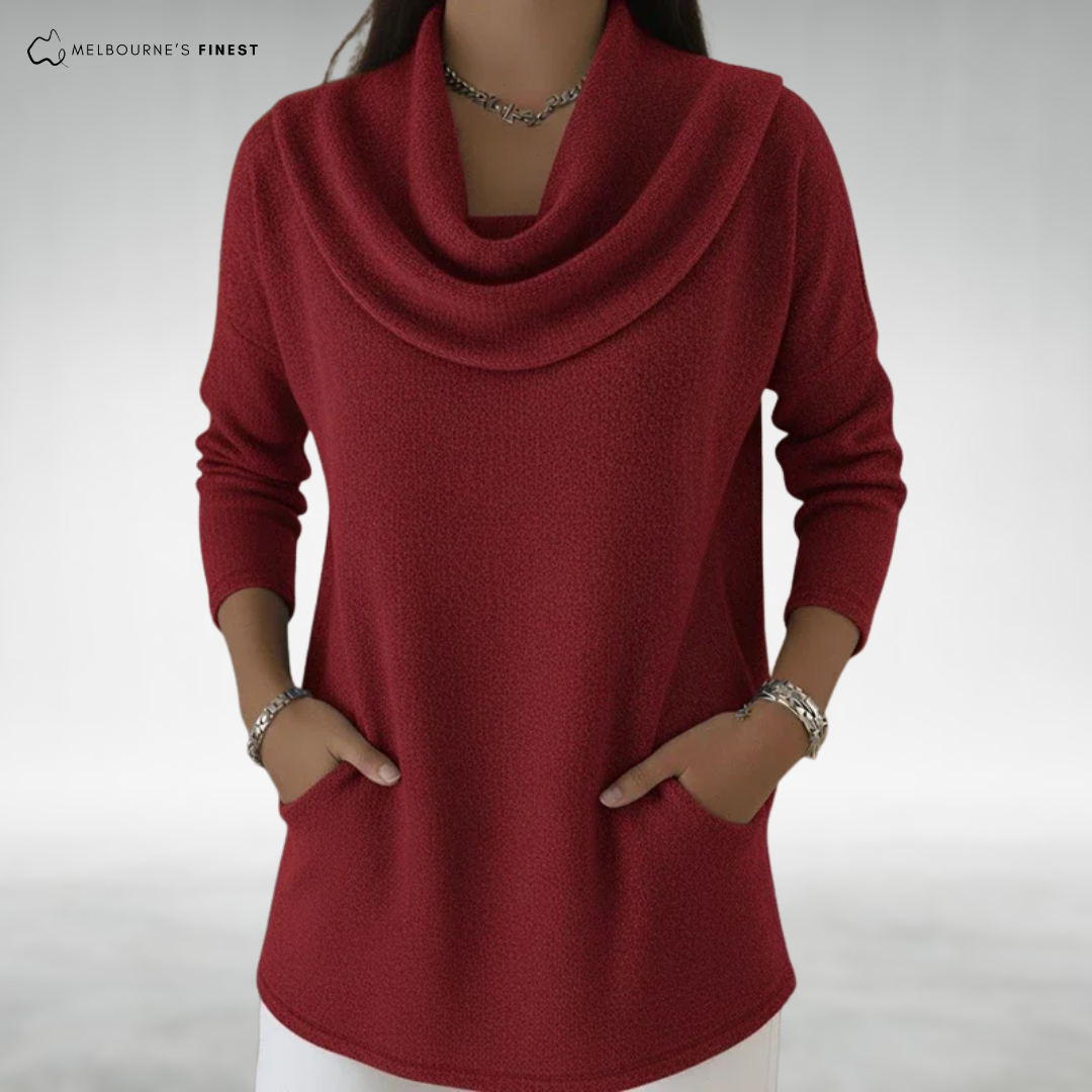 Emilia™ Cowl Neck Jumper
