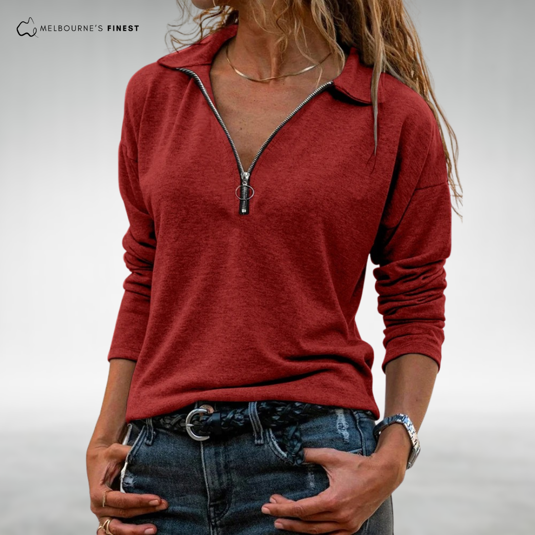 Julie™ Cozy Half-Zip Jumper