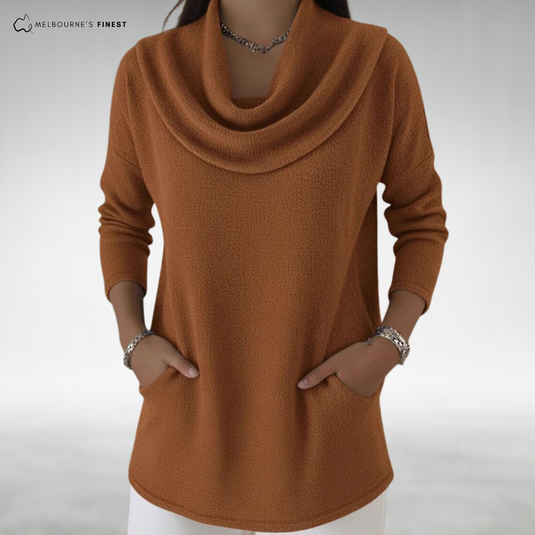 Emilia™ Cowl Neck Jumper