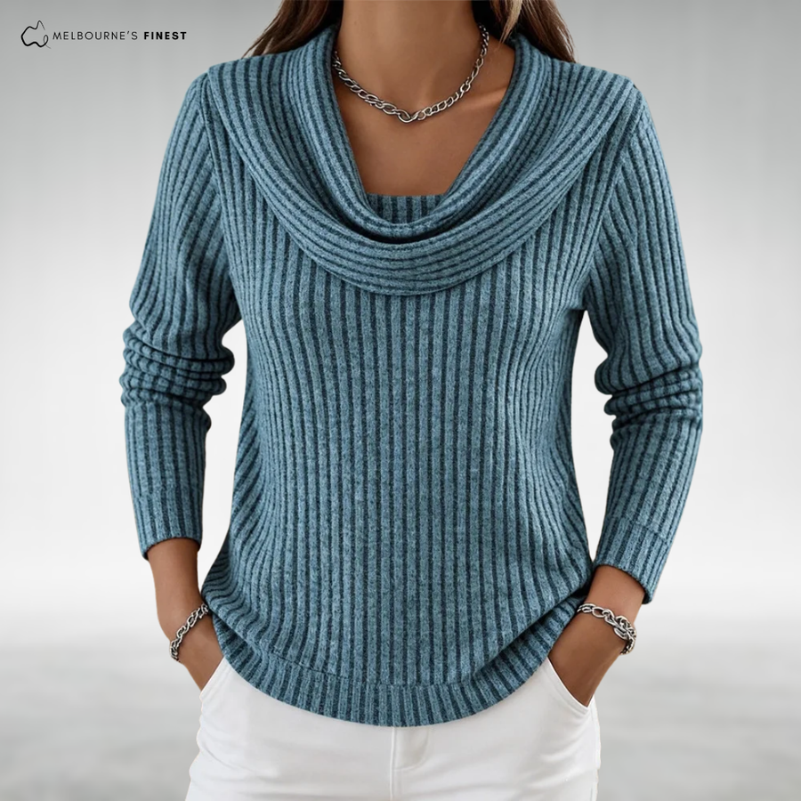 Claire™ Elegant Cowl Neck Jumper