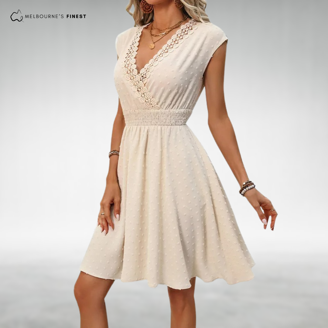 Nora™ Elegant V-Neck Dress