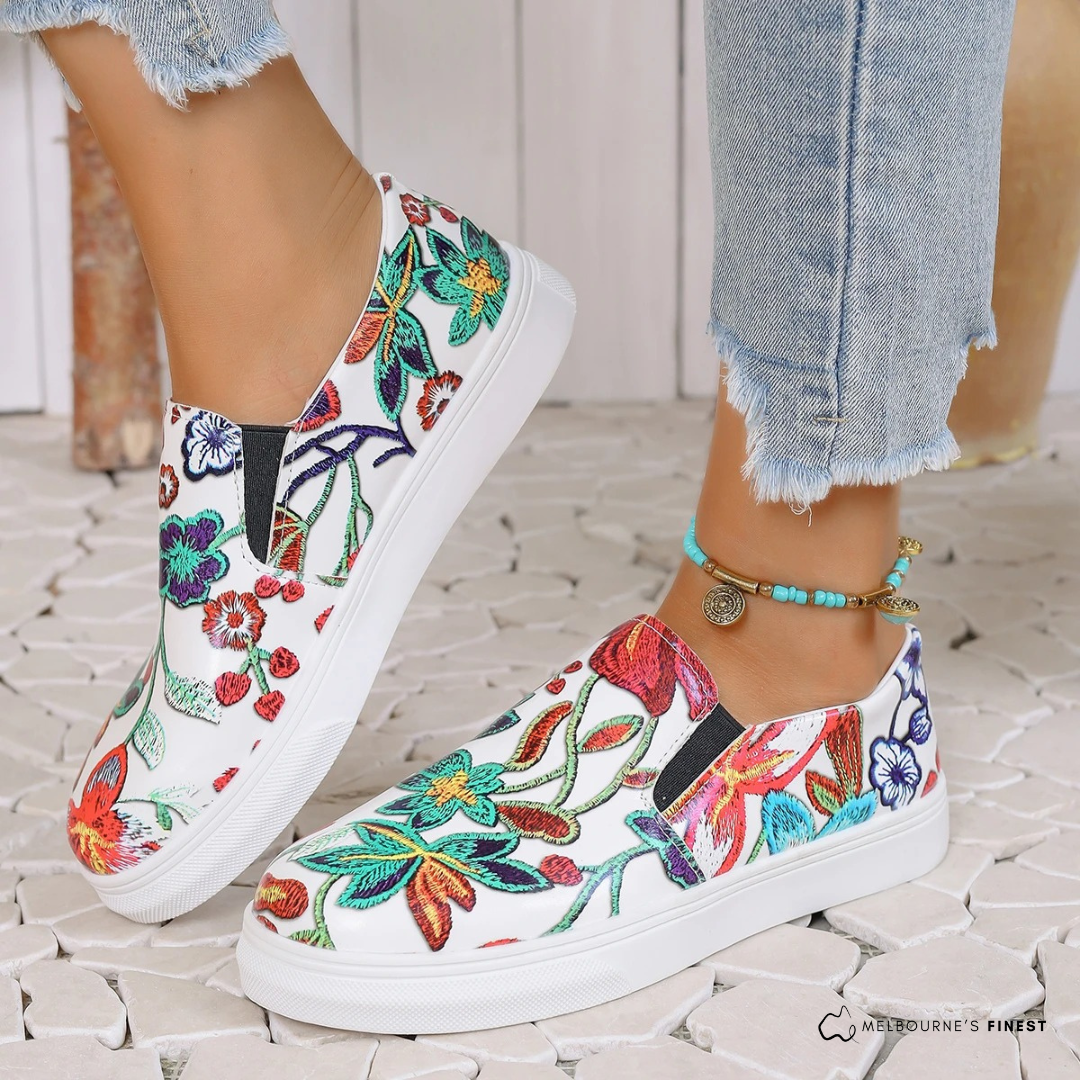 Diana™ Floral Comfort Slip-Ons