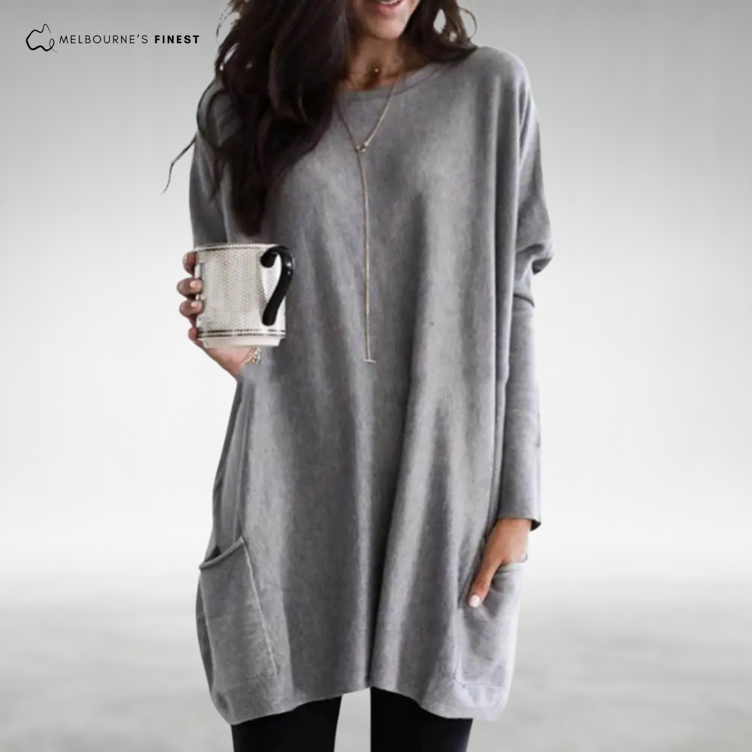 Reyna™ Oversized Jumper with Pockets