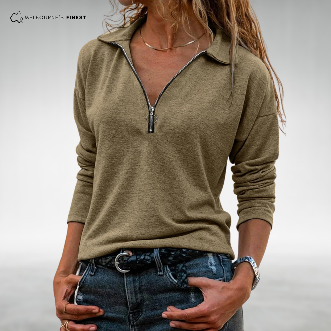 Julie™ Cozy Half-Zip Jumper