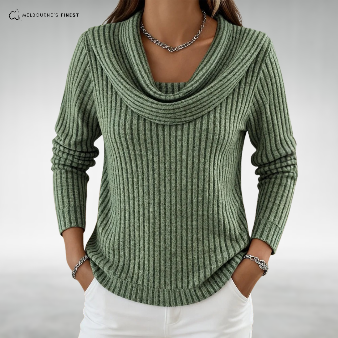 Claire™ Elegant Cowl Neck Jumper