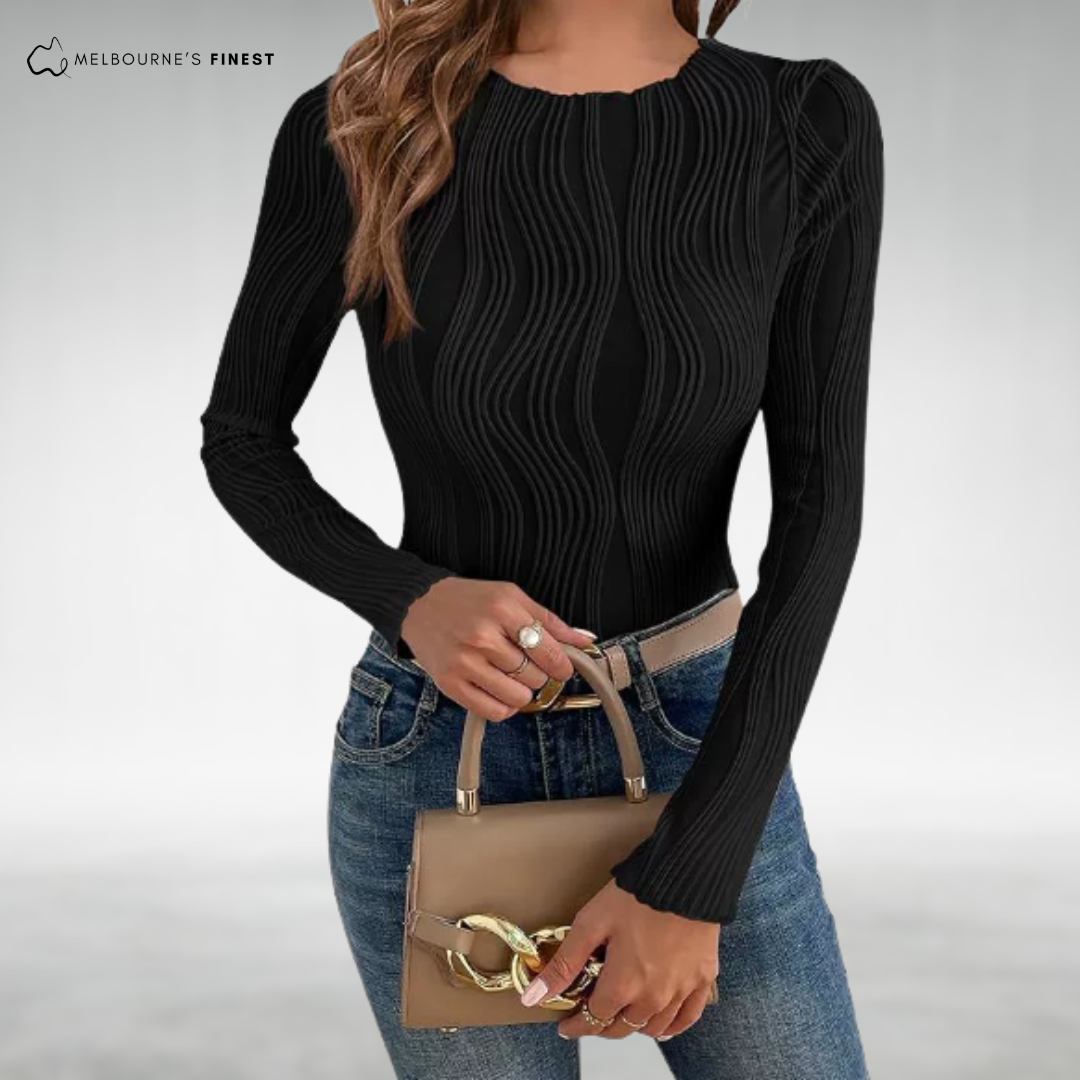 Celeste™ Textured Long Sleeve Jumper