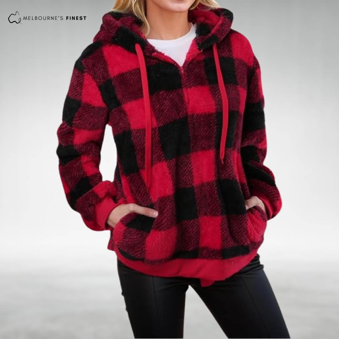 Mariam™ Stylish Half-Zip Sweater