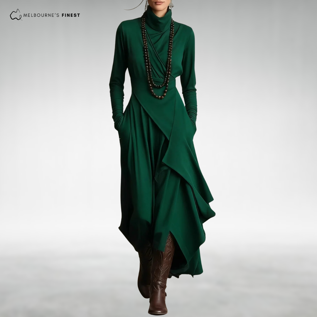 Coleen™ Turtleneck Comfort Dress