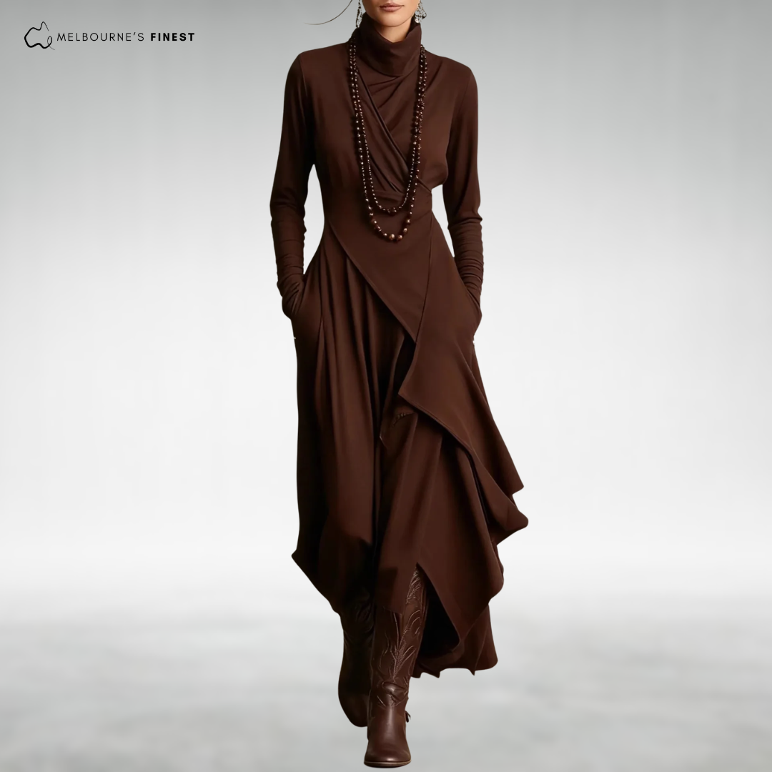 Coleen™ Turtleneck Comfort Dress