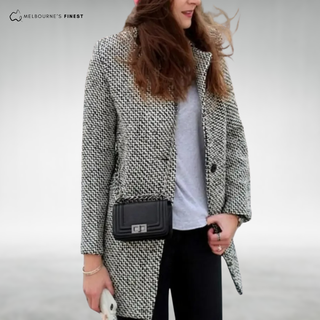 Camille™ Elegant Textured Coat