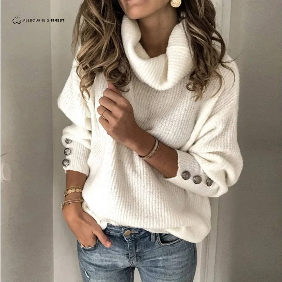 Leia™ Stylish Turleneck Pullover