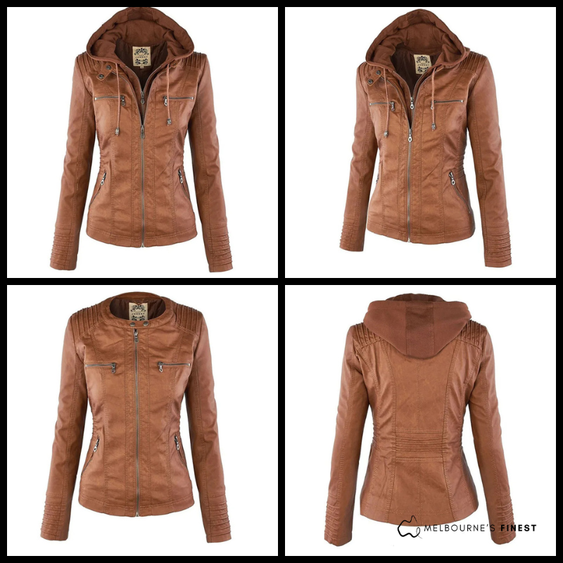 Tracy™ Stylish Leather Jacket