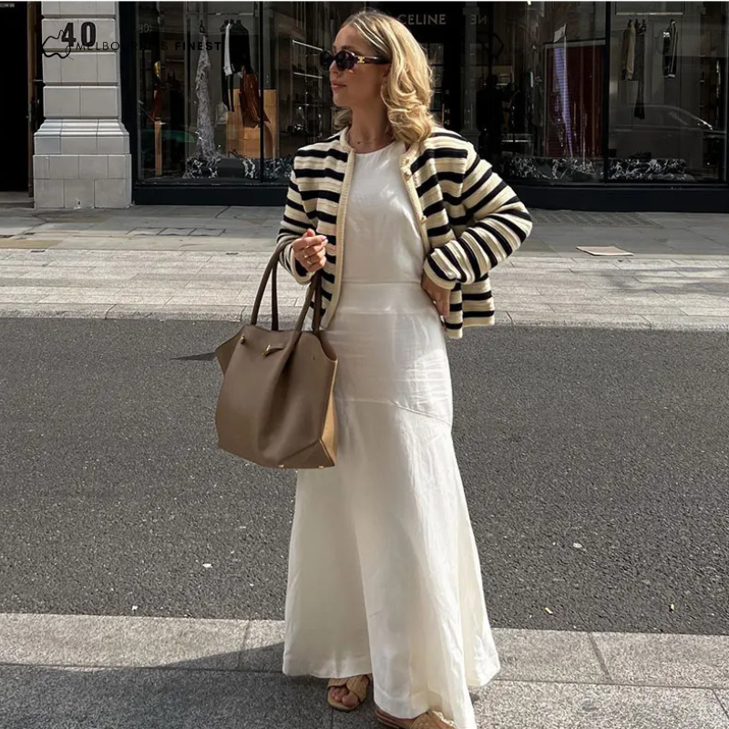 Aimee™ Striped Cardigan