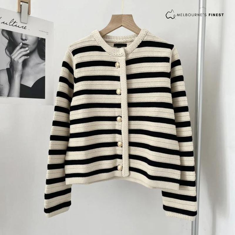 Aimee™ Striped Cardigan